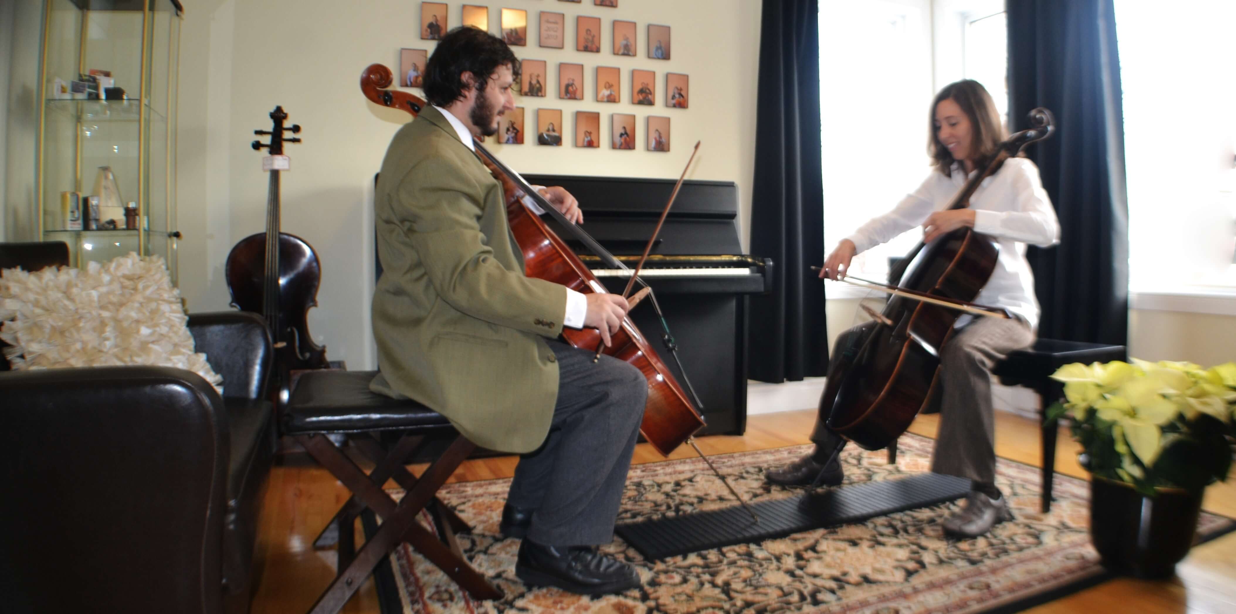 Cours de violoncelle en studio à Laval